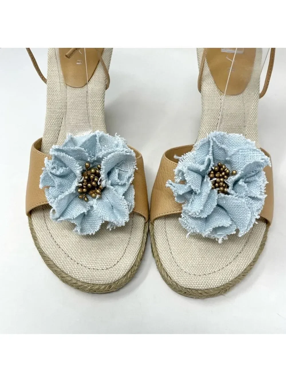 NEW Unisa Florette Wedge Tie Up Sandals Size 8.5